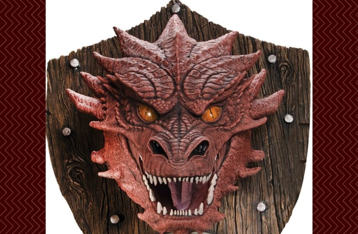 Awesome Smaug Wall Hunting Trophy