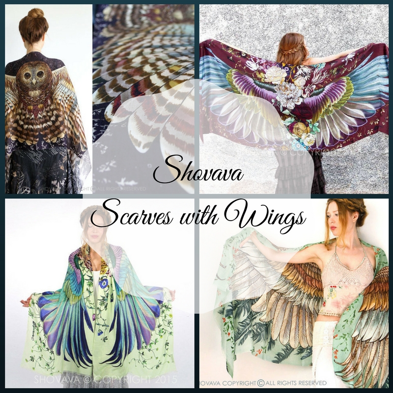Shovava Scarves with Wings