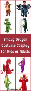 Smaug Dragon Costume Cosplay for Kids or Adults